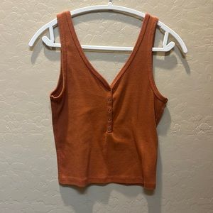 Abercrombie and Fitch orange tank